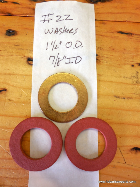 1-1/2" x 7/8" FIBER-WASHER-BRASS-WASHER-AUGER KIT